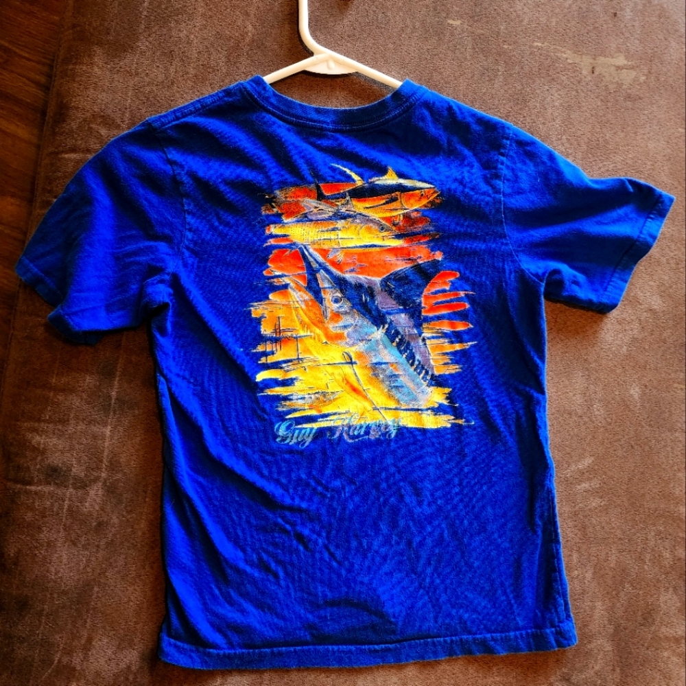 Blue Guy Harvey t shirt